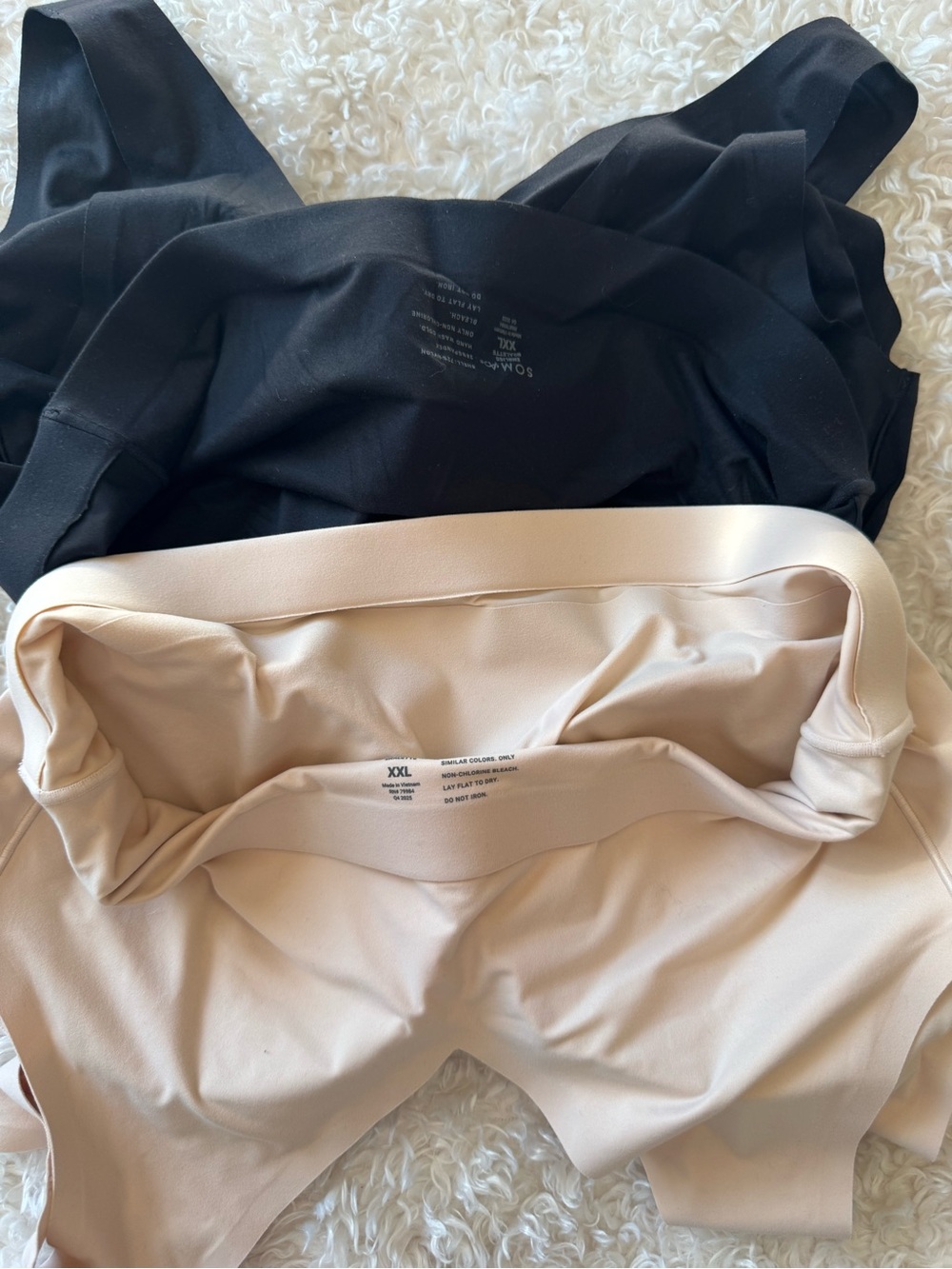 Soma Enbliss Bundle Lot (2) Seamless Bralettes Everyday Bras Cream & Black XXL - Picture 7 of 8